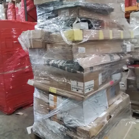 PALLET OF ASSORTED HOUSEHOLD GOODS AND PRODUCTS TO INCLUDE;WINDOW CAMERA,CAT LITTER BOX,HEADBAND 