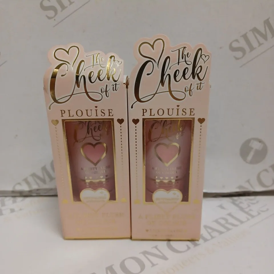 BOX OF 2 PLOUISE LIQUID BLUSH - BONBON BABY AND MELON MOOD. 