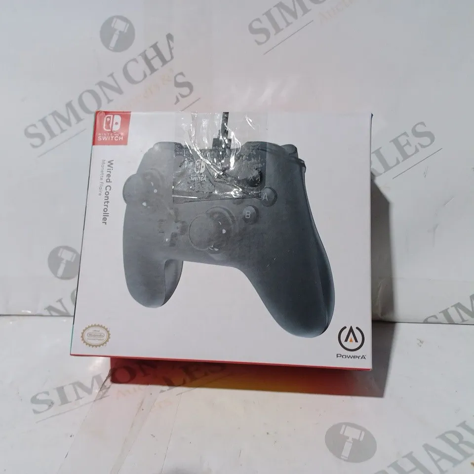 BOXED NINTENDO SWITCH BLACK WIRED CONTROLLER