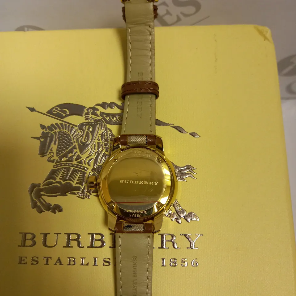 BOXED BURBERRY WATCH 