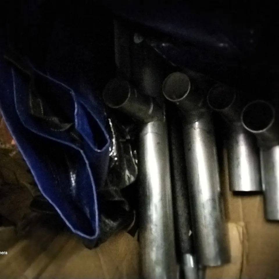 BOXED SPORTSPOWER 12 X 8FT RECTANGULAR TRAMPOLINE WITH EASI-STORE (2 BOX) RRP £291.99