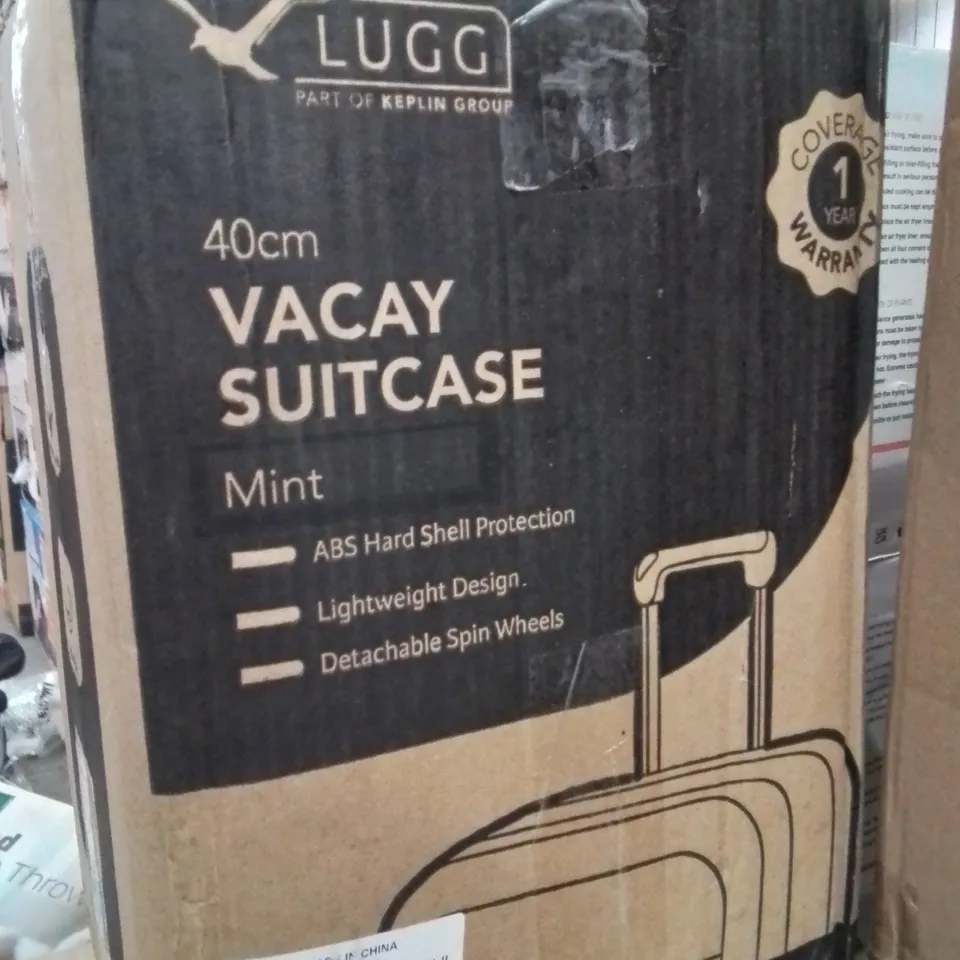 BOXED LUGG 40CM VACAY SUITCASE MINT