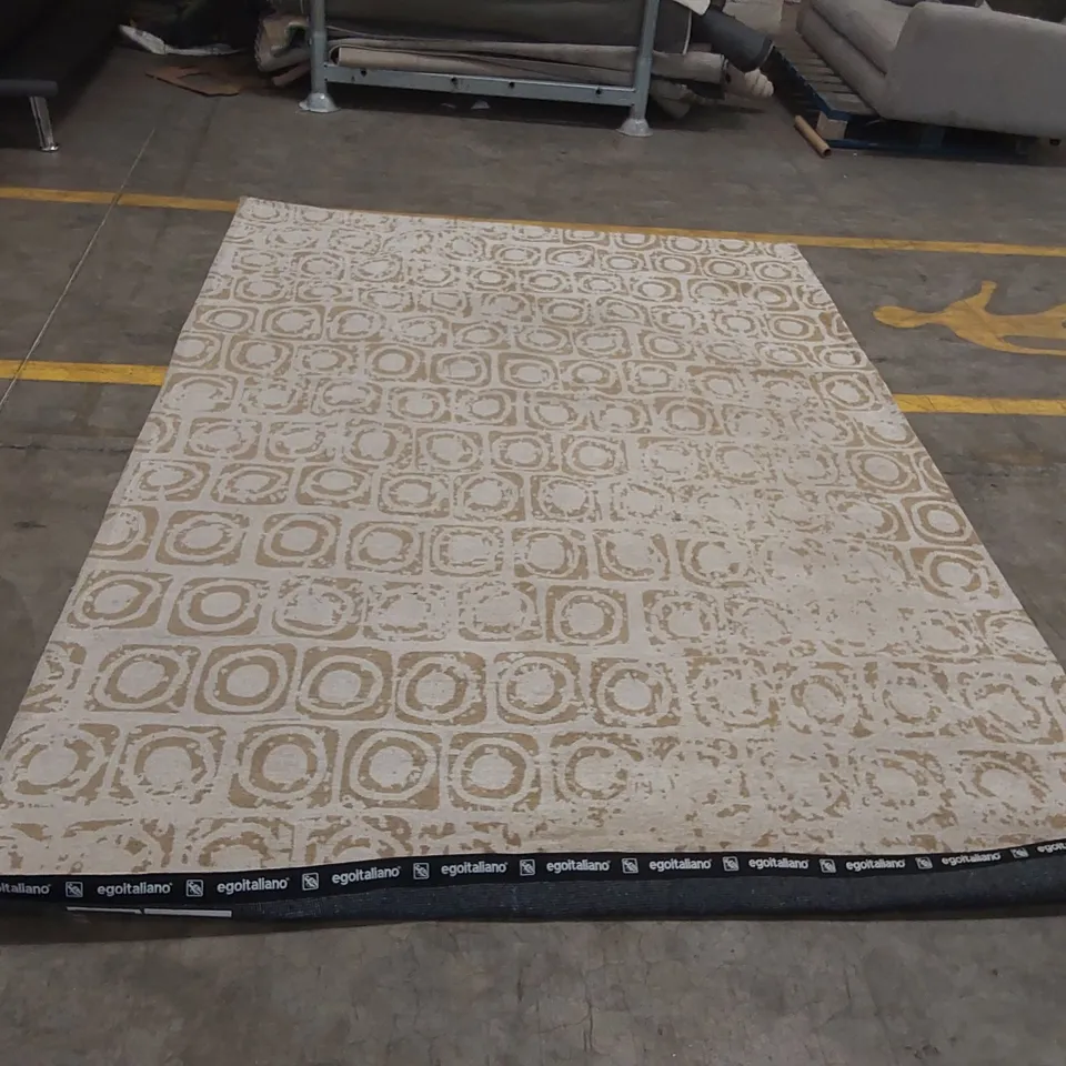 QUALITY DESIGNER ITALIAN MADE ATELIER JACQUARD LOOM AREA RUG - 200 X 300CM