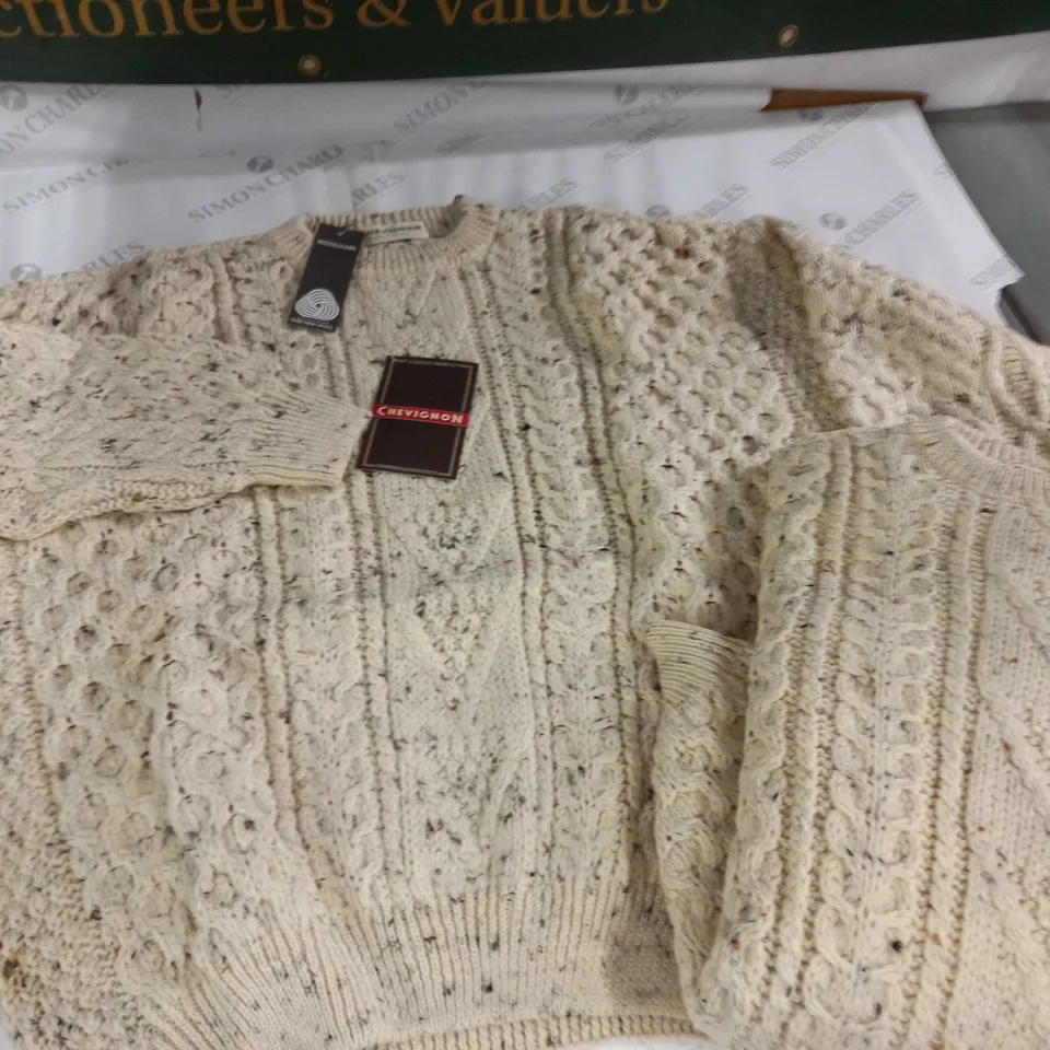 LOT OF 9 PURE NEW WOOL KNITTED JUMPERS - VARIOUS SIZES