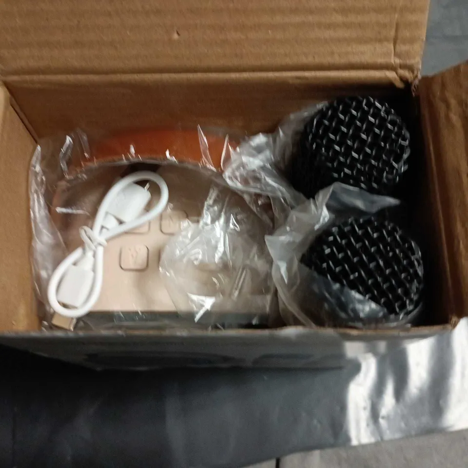 LOT OF 4 BOXED COLOURFUL KAROKE SOUND SYSTEMS 