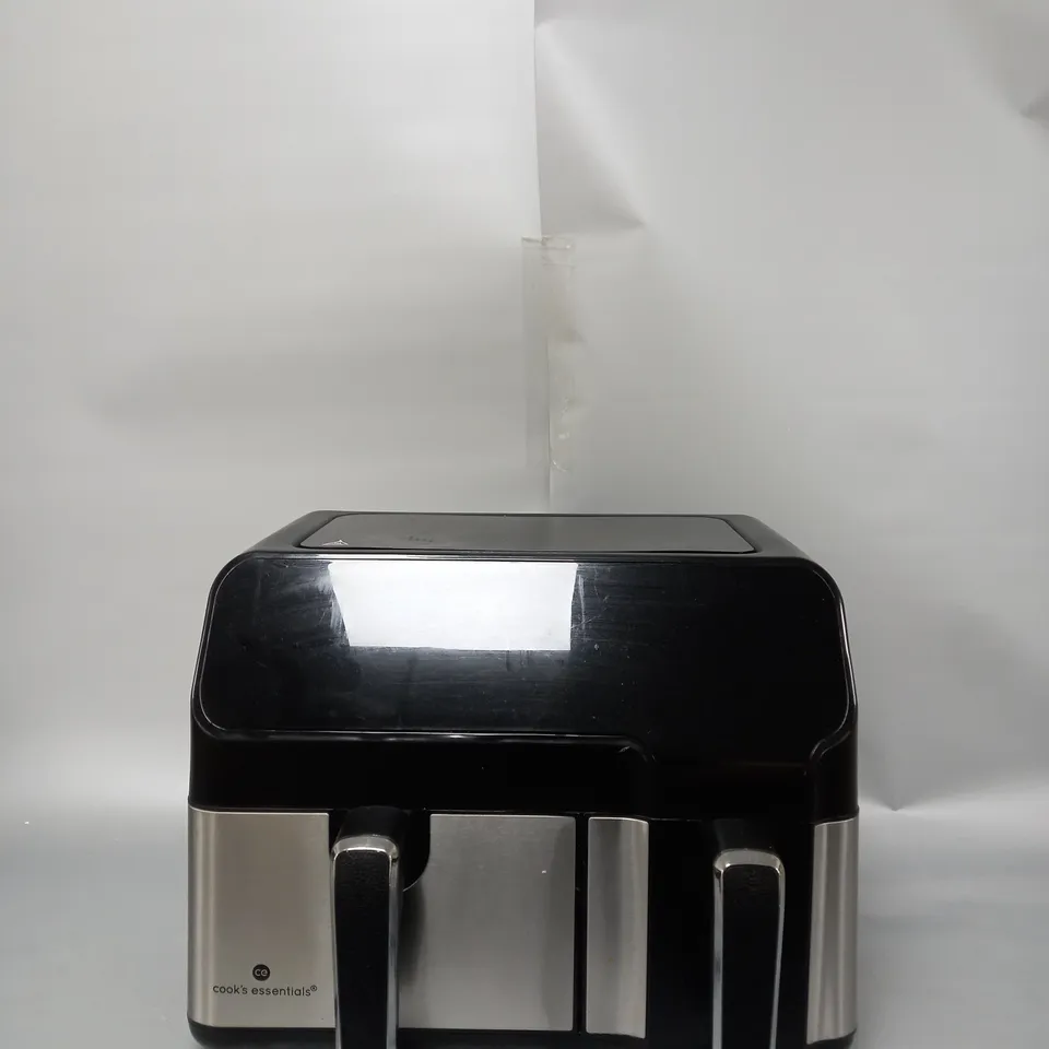 BOXED COOK'S ESSENTIALS 7.7L DUAL AIR FRYER 