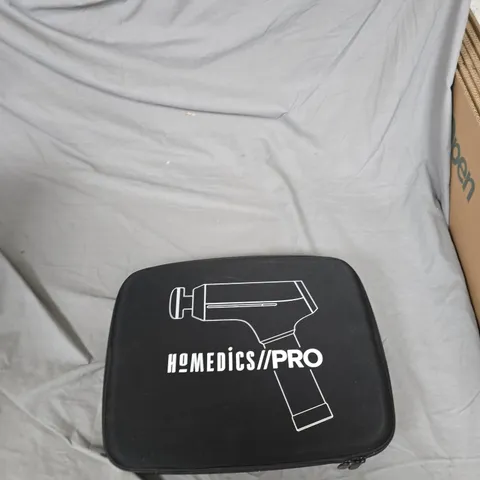 HOMEDICS PRO MASSAGER KIT – HANDHELD PERCUSSION MASSAGER WITH CASE AND ATTACHMENTS