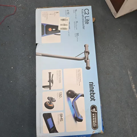 BOXED SEGWAY C2 LITE ELECTRIC SCOOTER - BLUE - COLLECTION ONLY