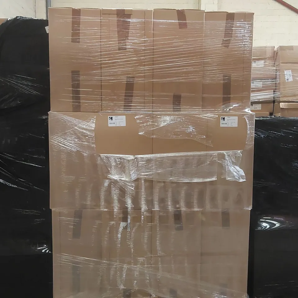 PALLET CONTAINING A LARGE ASSORTMENT OF BATHROOM FURNITURE PARTS INCLUDING: CALYPSO BASIN UNITS ECT
