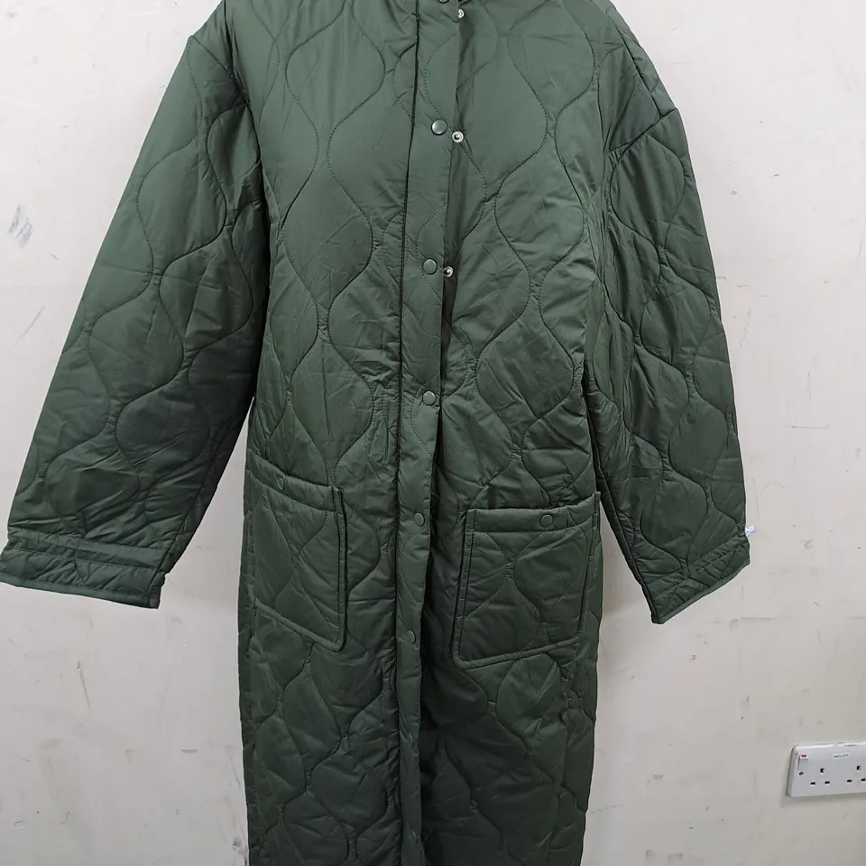 .OBJECT GREEN QUILTED JACKET - 28