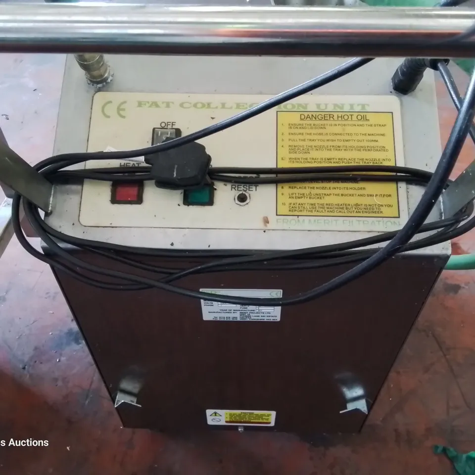 MERIT FILTRATION FAT COLLECTION UNIT Model MERLIN FCU