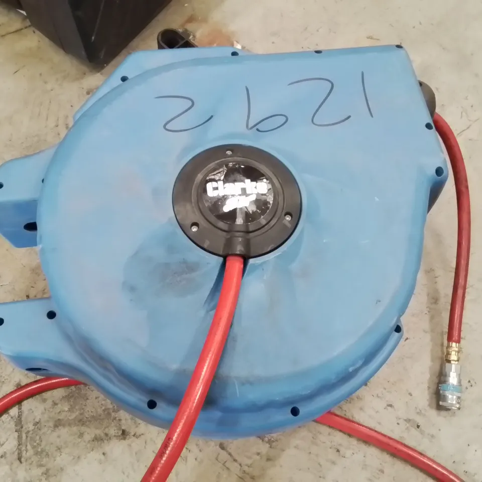 CLARKE AIR COMPRESSION HOSE REEL