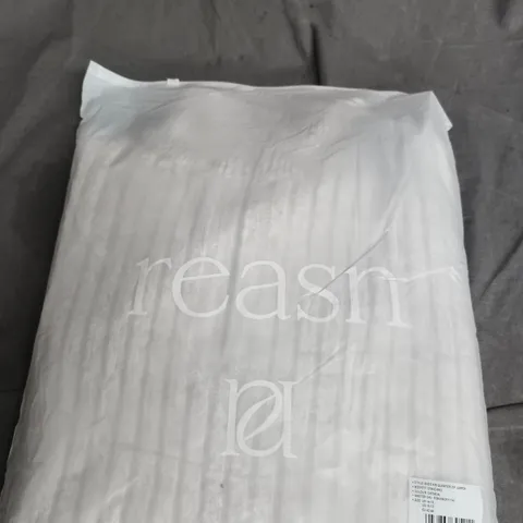 REASN WIDE RIB QUARTER ZIP JUMPER – OATMEAL – UK 14-16 