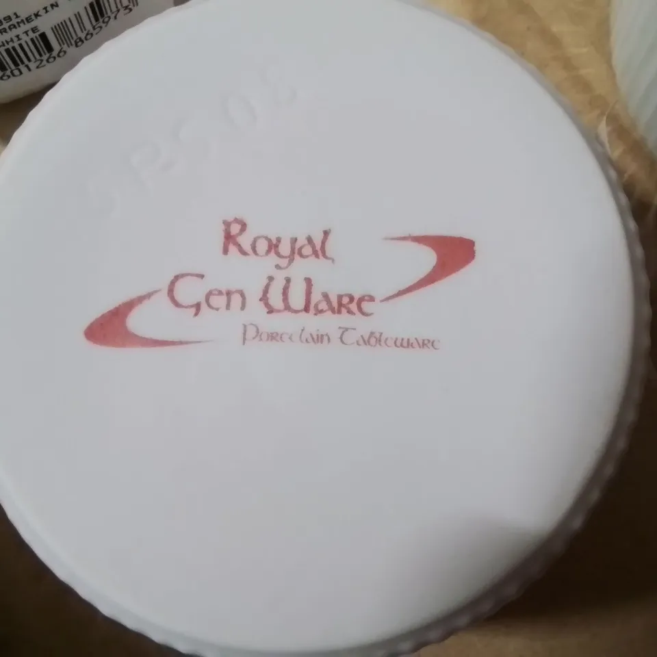 BOX OF 6 PORCELAIN RAMEKINS
