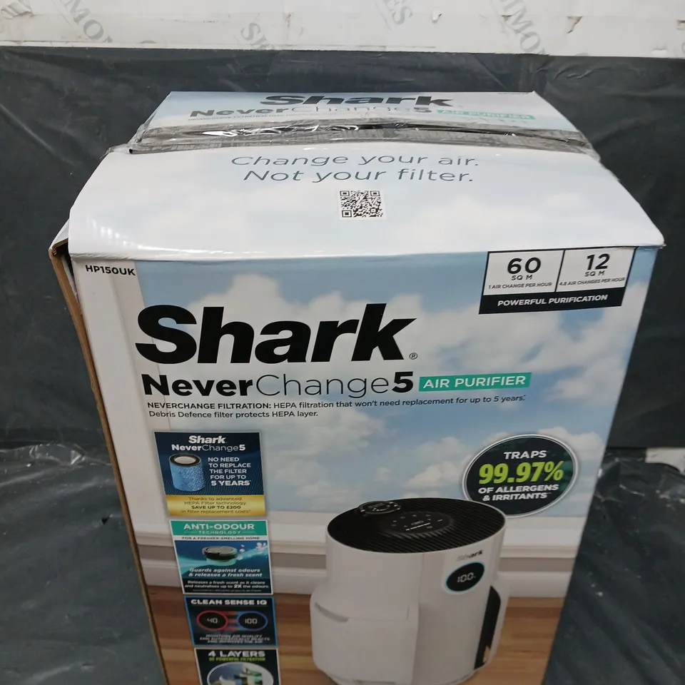 BOXED SHARK NEVERCHANGE AIR PURIFIER HP150UK