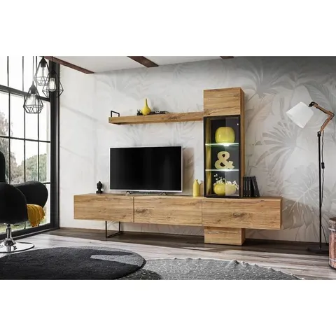 BOXED SCHUYLERVILLE ENTERTAINMENT UNIT UPTO 65" (3 BOXES)