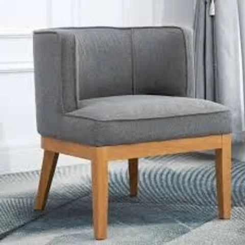 BOXED ABBEVILLE TUB CHAIR - DARK GREY (1 BOX)