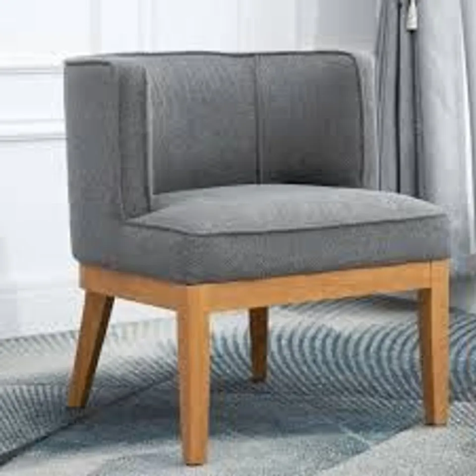 BOXED ABBEVILLE TUB CHAIR - DARK GREY (1 BOX)