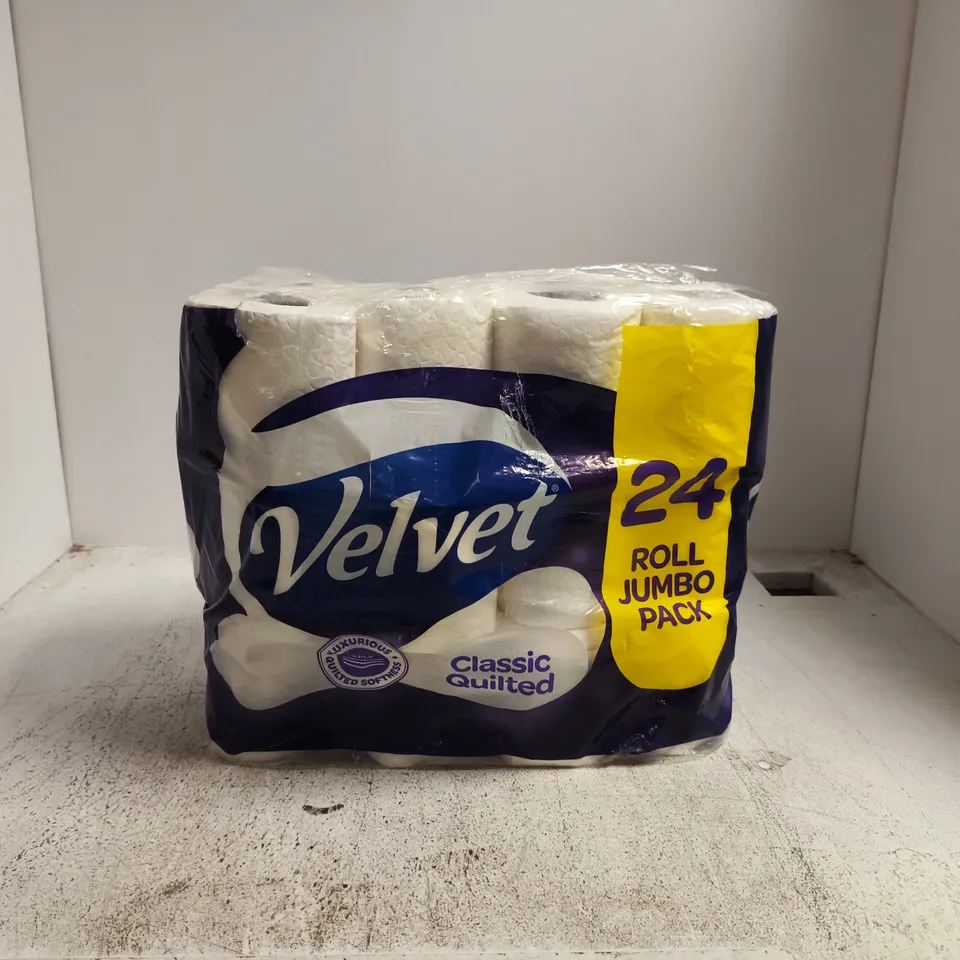 VELVET CLASSIC QUILTED 24 ROLL JUMBO PACK