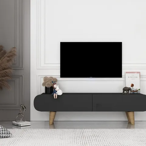 BOXED PABLO TV UNIT, ANTHRACITE (1 BOX)