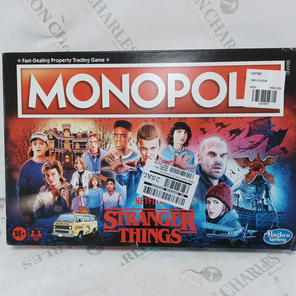 BOXED MONOPOLY STRANGER THINGS (SEASON 4) RRP £32.99