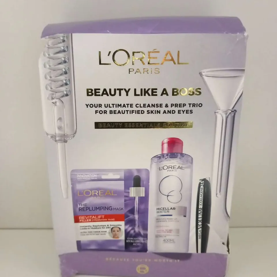 BOXED L'OREAL PARIS BEAUTY LIKE A BOSS GIFT SET