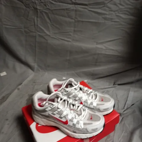 NIKE P-6000 (GS) KIDS' SNEAKERS – WHITE/GREY, UK 3.5 YOUTH