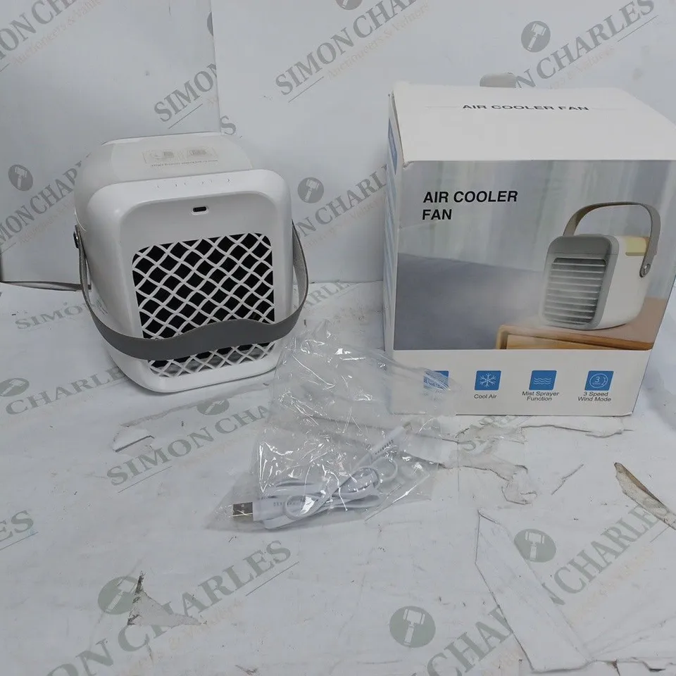 AIR COOLER FAN BOXED IN WHITE 