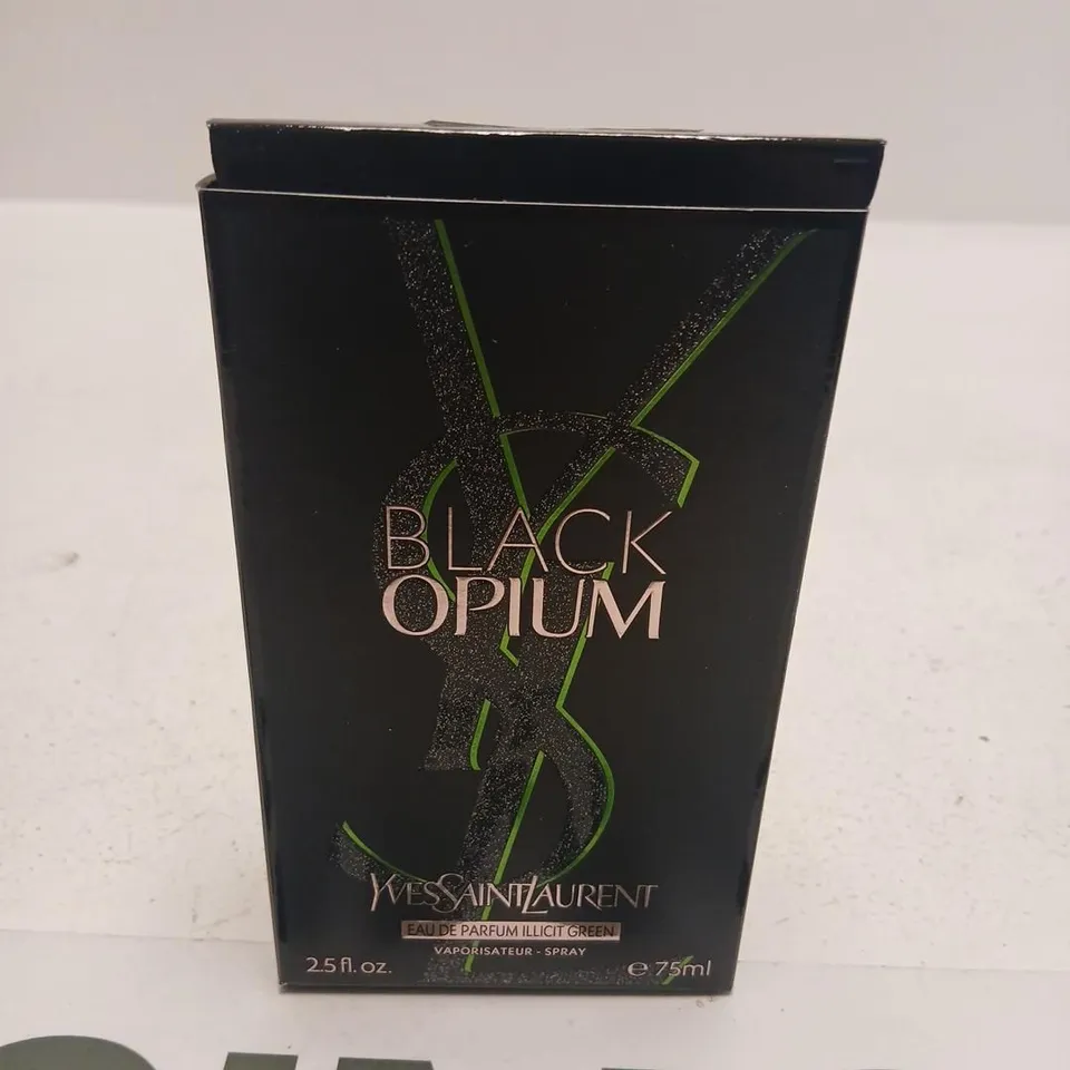 BOXED YVES SAINT LAURENT BLACK OPIUM EAU DE PARFUM 75ML