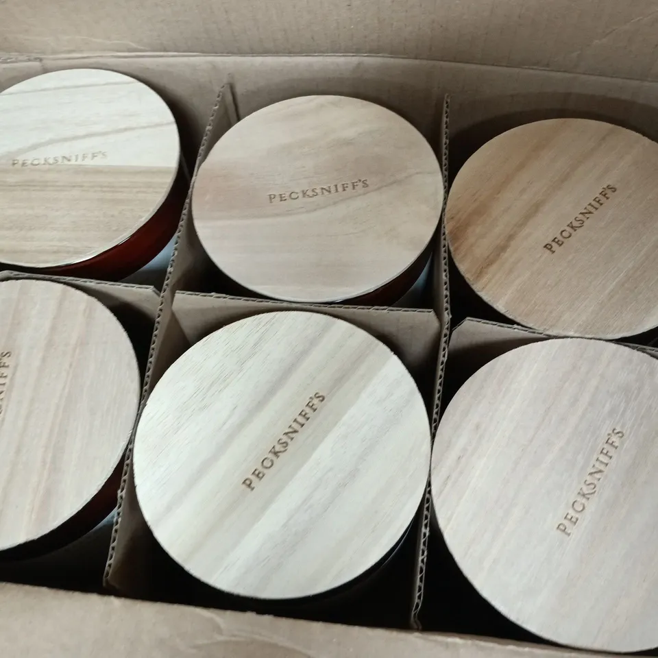 PECKSNIFFS AROMA THERAPY RE-CHARGE CANDLE SET (6)