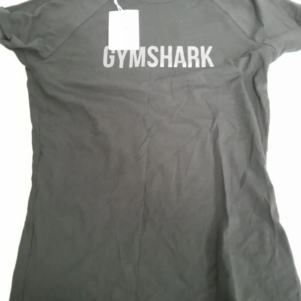 GYMSHARK APOLLO T-SHIRT IN BLACK - SMALL