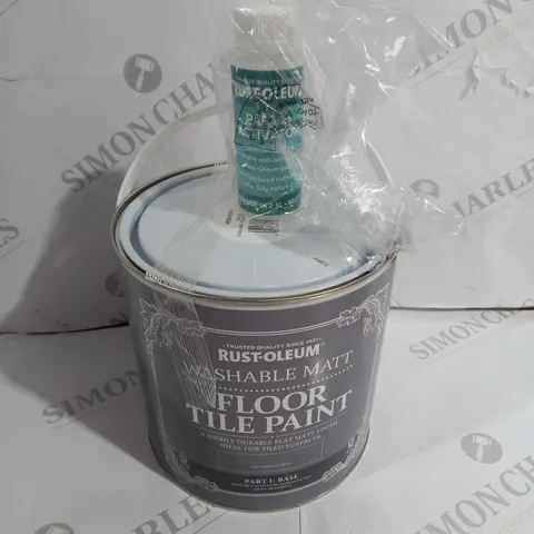 RUST-OLEUM SERENITY WASHABLE MATT FLOOR TILE PAINT/ COLLECTION ONLY 