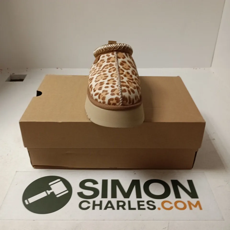 BOXED PAIR OF UGG W TAZZ PLAINS SHOES - UK 6