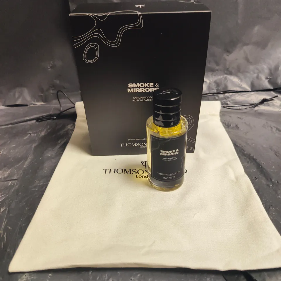 THOMSON CARTER LONDON SMOKE & MIRRORS EAU DE PARFUM 50ML - BOXED