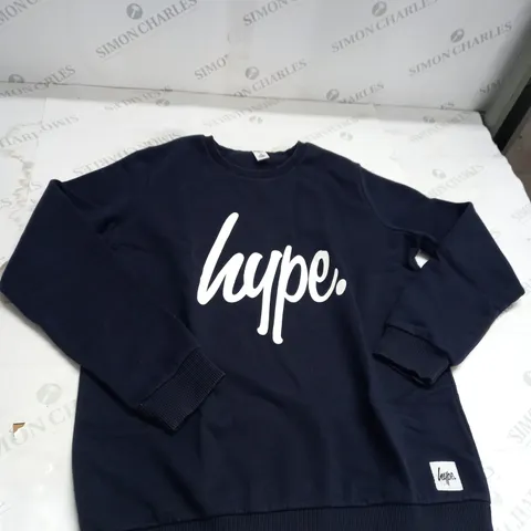 NAVY BLUE HYPE JUMPER SIZE 13 YRS