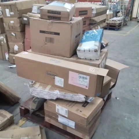 PALLET CONTAINING VARIOUS FURNITURE PARTS/CONSUMER GOODS