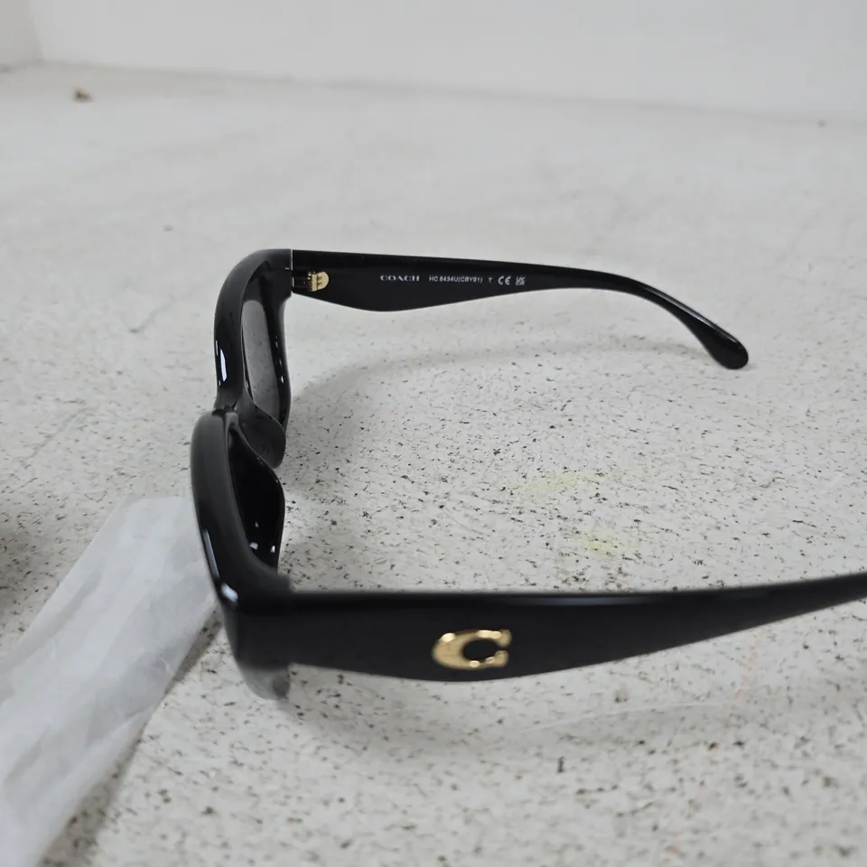 COACH BLACK SUNGLASSES WITH HARD CASE