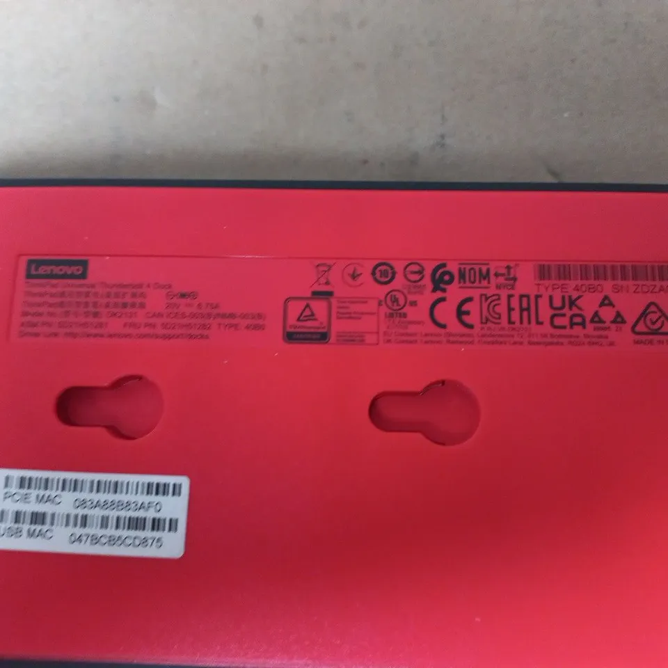 LENOVO THINKPAD DOCKING STATION THUNDERBOLT 4 – BLACK