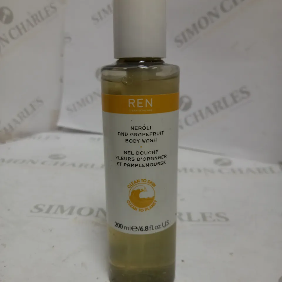 REN CLEAN SKINCARE NEROLI AND GRAPEFRUIT BODY WASH