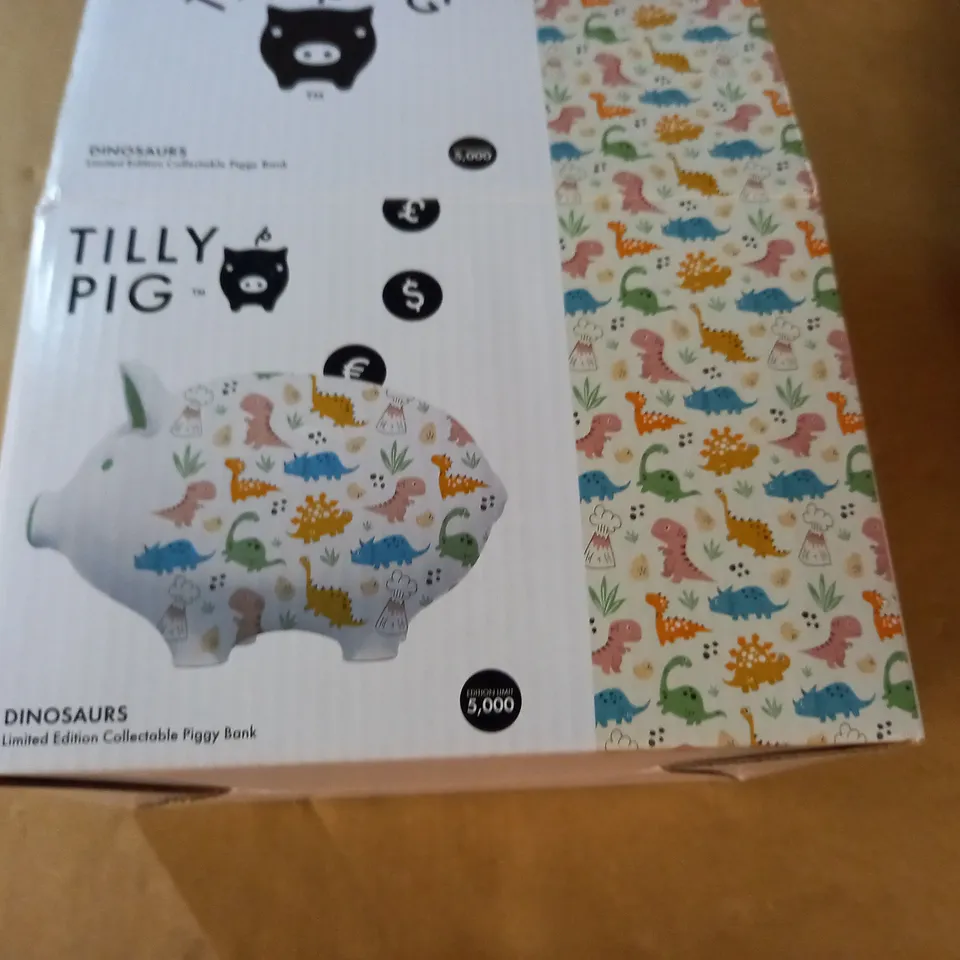 TILLY PIG DINOSAURS MONEY BOX