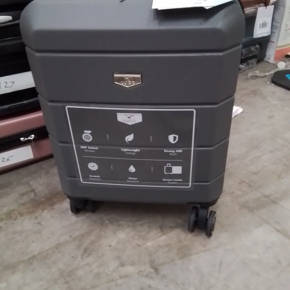 LUGG JETSET CABIN BAG GUNMETAL 