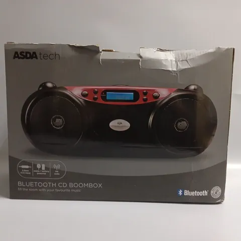 BOXED BLUETOOTH CD BOOMBOX