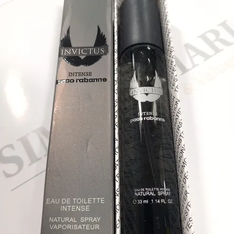 BOXED INVICTUS INTENSE PACO RABANNE EAU DE TOILETTE 33ML