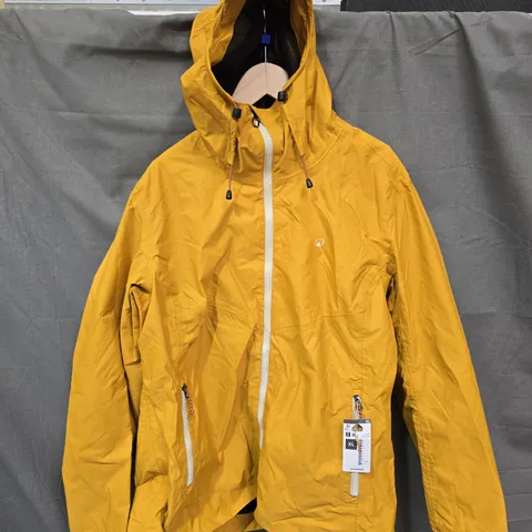DECATHLON HOODED JACKET – MUSTARD YELLOW – XL