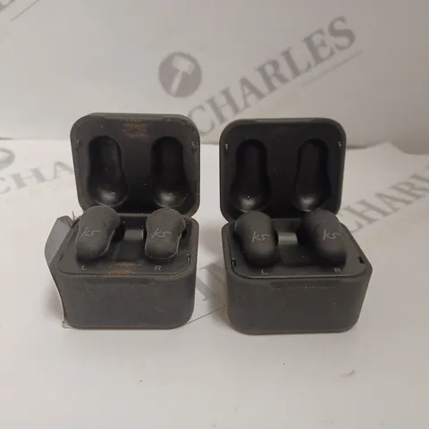 2 X KITSOUND FUNK 35 TRUE WIRELESS EARBUDS