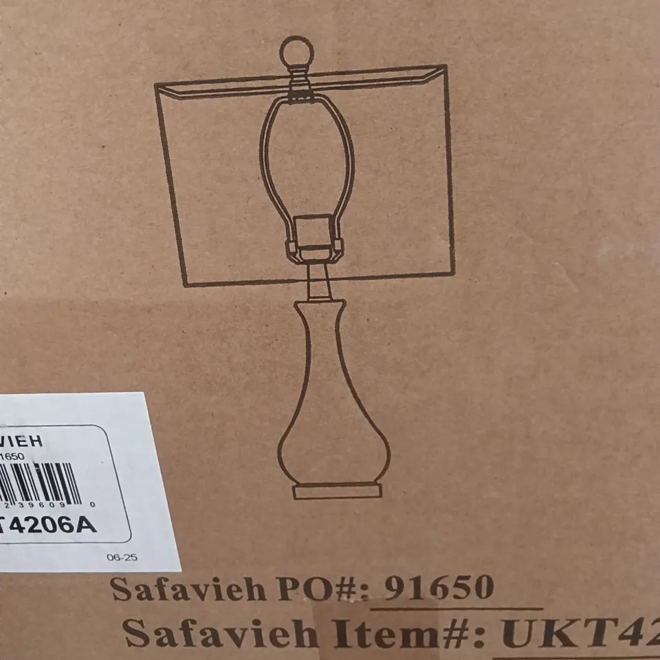 BOXED SAFAVIEH LIGHTING LAMP (1 BOX)