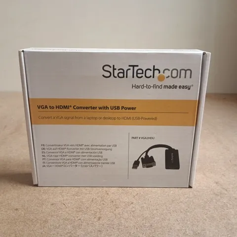 STARTECH VGA TO HDMI CONVERTER WITH USB POWER – BOXED