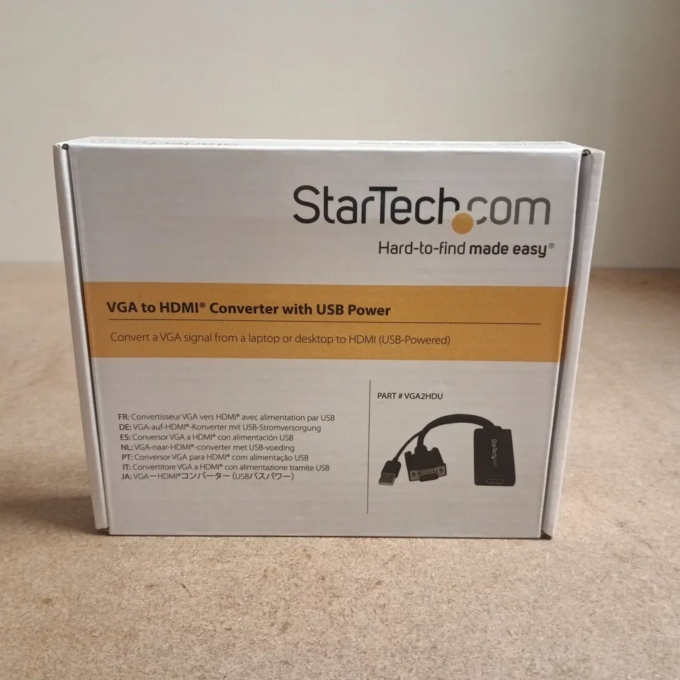 STARTECH VGA TO HDMI CONVERTER WITH USB POWER – BOXED