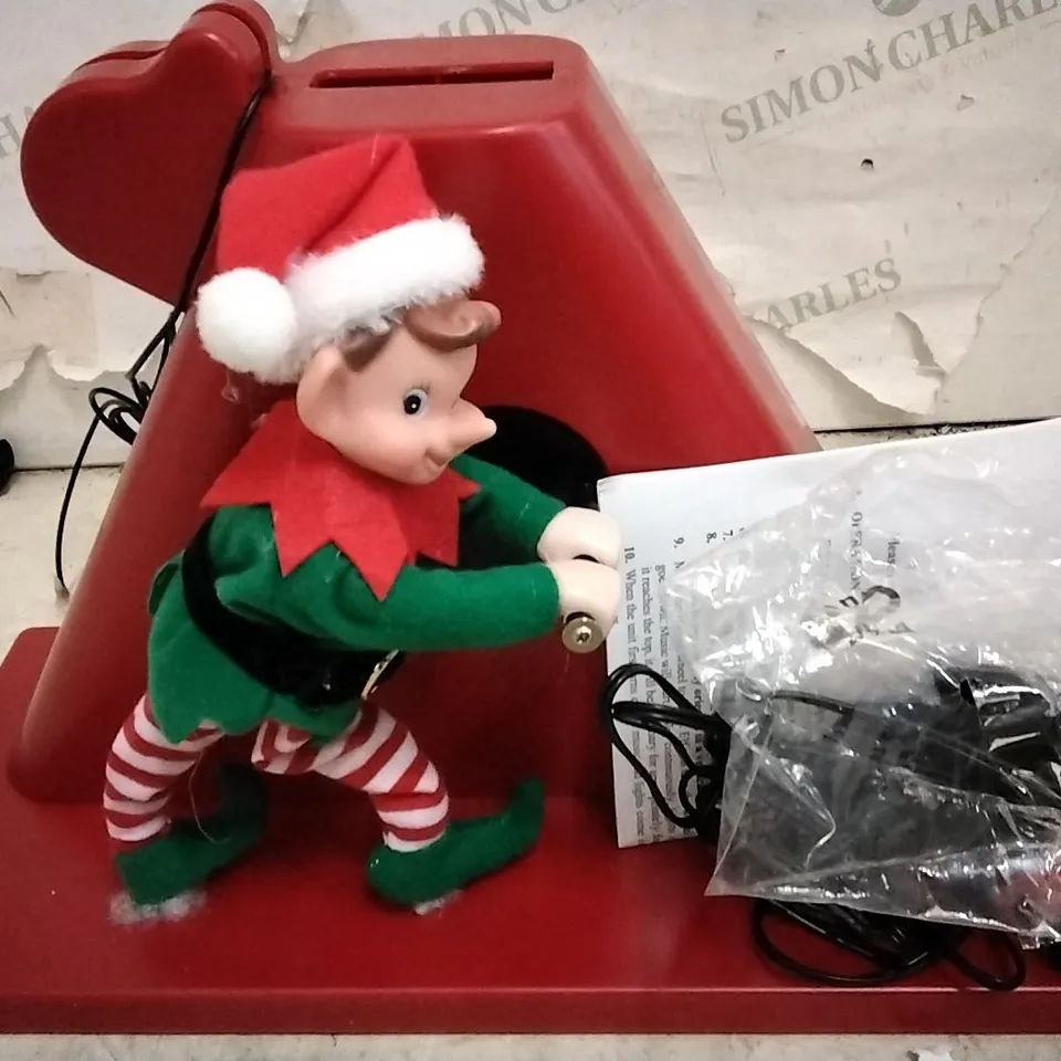 MR CHRISTMAS ANIMATED LIGHT UP CLIMBING CHRISTMAS CRANE