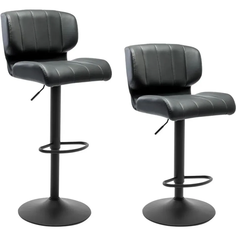 BOXED BRIANCE SWIVEL ADJUSTABLE HEIGHT STOOL - GREY (1 BOX)